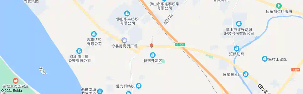 佛山新河市场北_公交站地图_佛山公交_妙搜公交查询2025