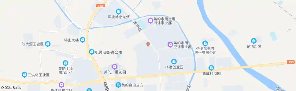 佛山美的生活电器公司_公交站地图_佛山公交_妙搜公交查询2025