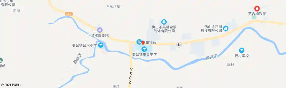 佛山更合中学_公交站地图_佛山公交_妙搜公交查询2025