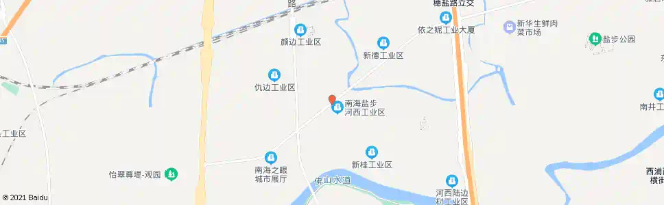 佛山河西路口_公交站地图_佛山公交_妙搜公交查询2025