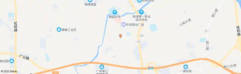 佛山显纲西_公交站地图_佛山公交_妙搜公交查询2025