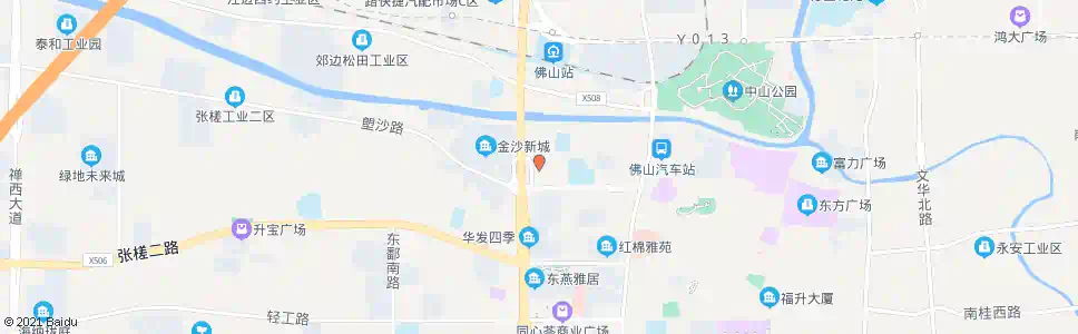 佛山古三市场_公交站地图_佛山公交_妙搜公交查询2025