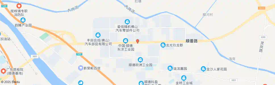 佛山欧洲工业园路口_公交站地图_佛山公交_妙搜公交查询2025