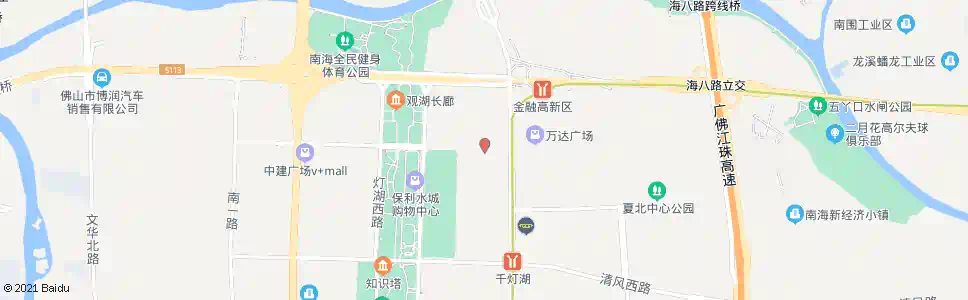 佛山海七路东_公交站地图_佛山公交_妙搜公交查询2025