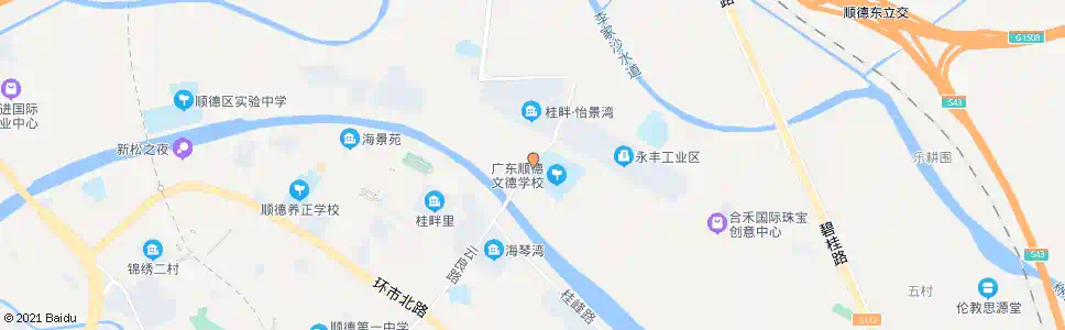 佛山顺德一中实验学校_公交站地图_佛山公交_妙搜公交查询2025