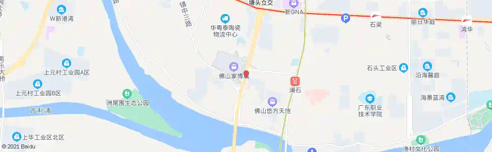 佛山佛山家博城_公交站地图_佛山公交_妙搜公交查询2025