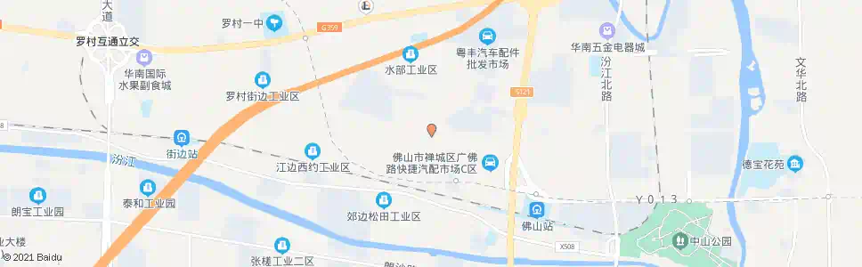 佛山郊边市场_公交站地图_佛山公交_妙搜公交查询2025
