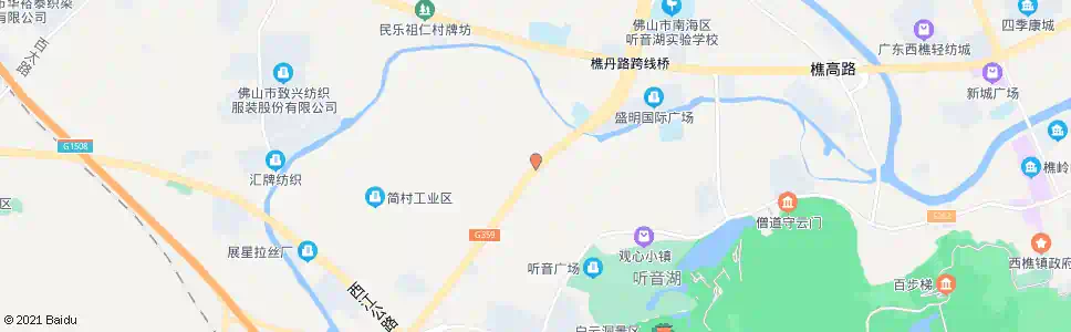 佛山樵高路简村(陈启沅故居)_公交站地图_佛山公交_妙搜公交查询2025