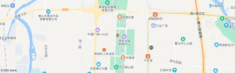 佛山保利西街_公交站地图_佛山公交_妙搜公交查询2025