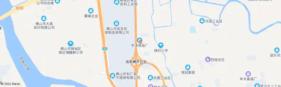 佛山梧村大道中_公交站地图_佛山公交_妙搜公交查询2025