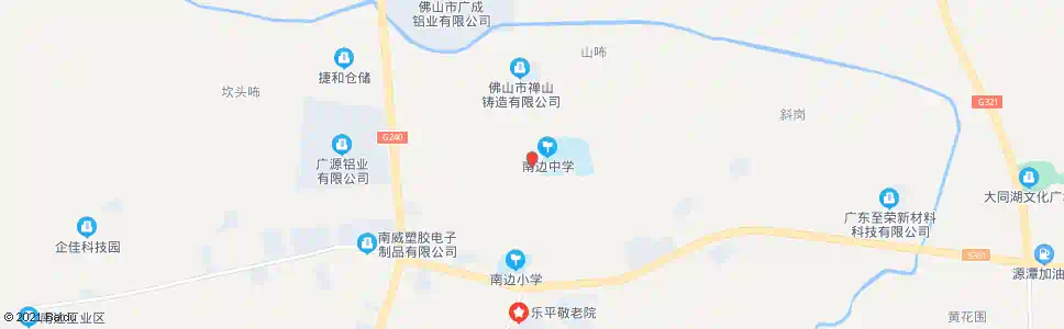 佛山南边中学_公交站地图_佛山公交_妙搜公交查询2025