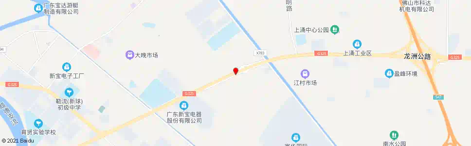 佛山龙洲路新明站_公交站地图_佛山公交_妙搜公交查询2025