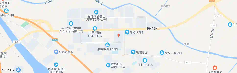 佛山烨辉站(顺德工业园a区)_公交站地图_佛山公交_妙搜公交查询2025