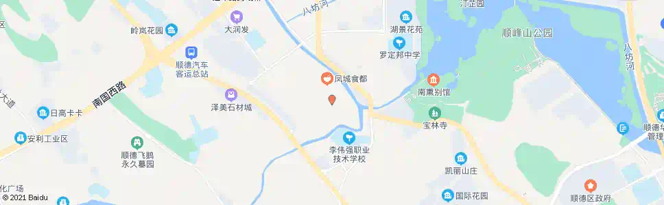 佛山梁开中学_公交站地图_佛山公交_妙搜公交查询2025