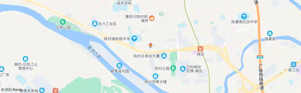 佛山陈村农贸市场_公交站地图_佛山公交_妙搜公交查询2025