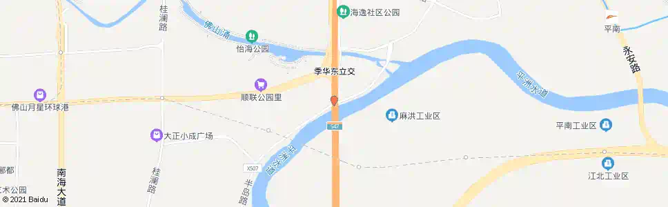 佛山曹一路口_公交站地图_佛山公交_妙搜公交查询2025