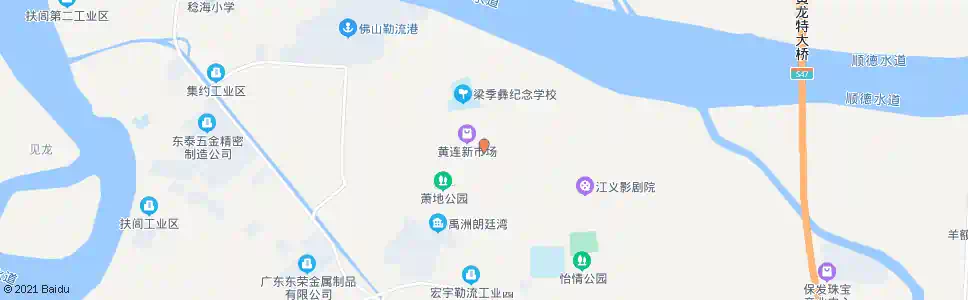 佛山萧龙大道_公交站地图_佛山公交_妙搜公交查询2025