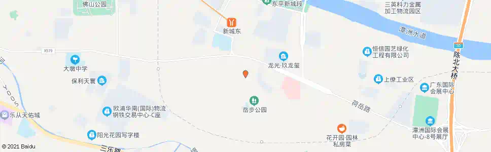 佛山岳步大庙_公交站地图_佛山公交_妙搜公交查询2025