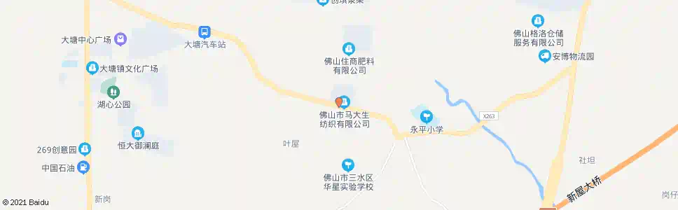 佛山凤凰新村(宝业路口)_公交站地图_佛山公交_妙搜公交查询2025