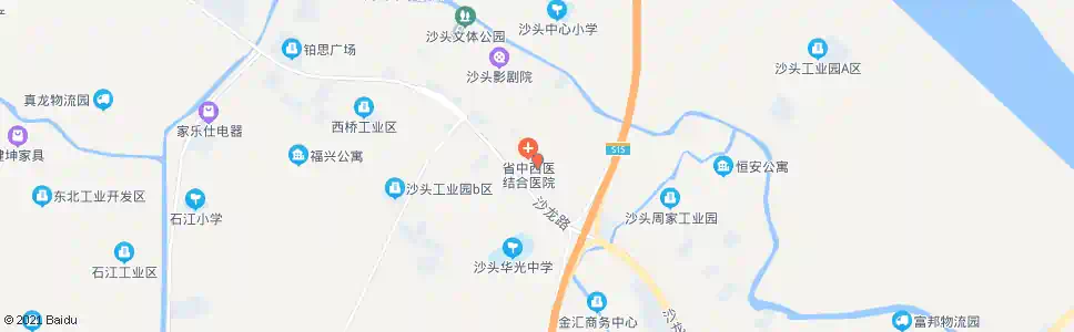 佛山沙头医院_公交站地图_佛山公交_妙搜公交查询2025
