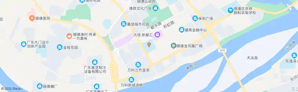 佛山顺德一中德胜学校_公交站地图_佛山公交_妙搜公交查询2025