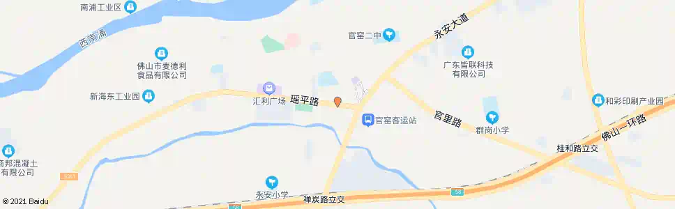 佛山云鹏路口_公交站地图_佛山公交_妙搜公交查询2025