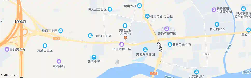 佛山广东工业设计城_公交站地图_佛山公交_妙搜公交查询2025