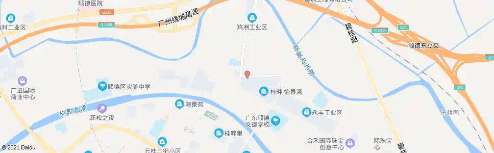 佛山鸡洲市场_公交站地图_佛山公交_妙搜公交查询2025