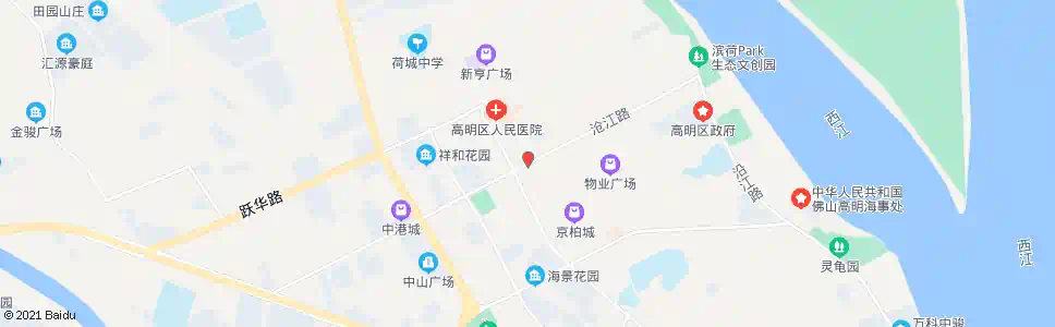 佛山高明广场_公交站地图_佛山公交_妙搜公交查询2025