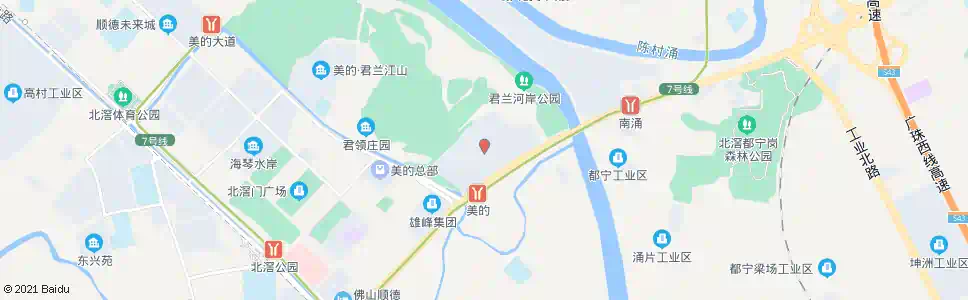 佛山君兰高尔夫生活村(益丰公园)_公交站地图_佛山公交_妙搜公交查询2025
