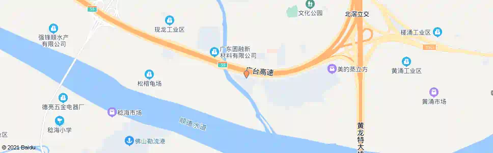 佛山美的厨房电器生活区_公交站地图_佛山公交_妙搜公交查询2025