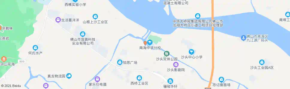 佛山楼涌村_公交站地图_佛山公交_妙搜公交查询2025