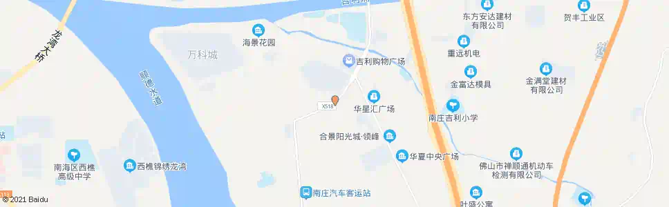 佛山南庄中队_公交站地图_佛山公交_妙搜公交查询2025