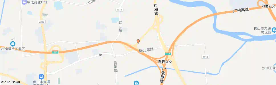 佛山上西相府路口_公交站地图_佛山公交_妙搜公交查询2025