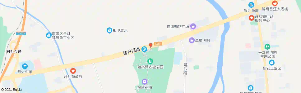 佛山翰林湖(徐边村)_公交站地图_佛山公交_妙搜公交查询2025