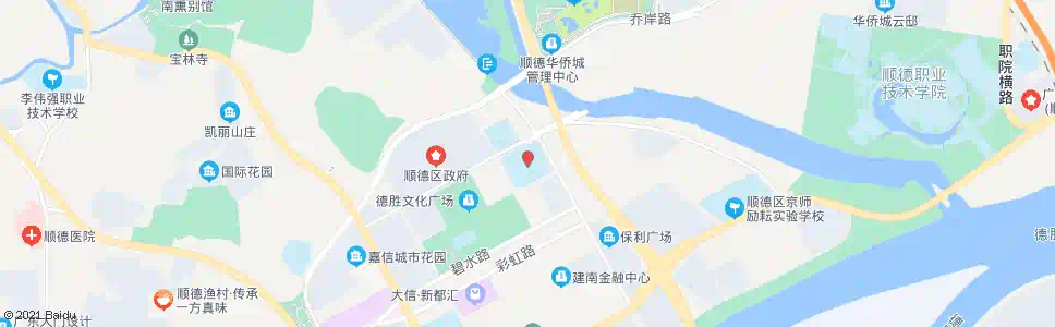 佛山华侨中学(顺德)_公交站地图_佛山公交_妙搜公交查询2025