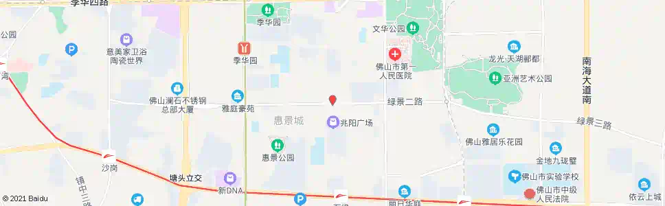 佛山华远东路口A站_公交站地图_佛山公交_妙搜公交查询2025