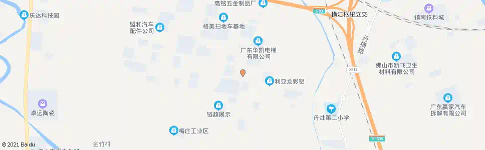 佛山吉达本田_公交站地图_佛山公交_妙搜公交查询2025