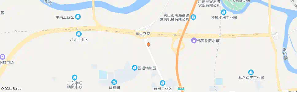 佛山国通食材世界_公交站地图_佛山公交_妙搜公交查询2025