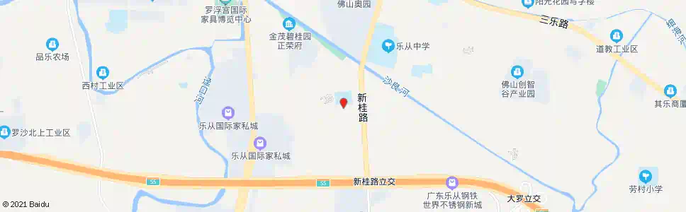 佛山新隆村(永安路)_公交站地图_佛山公交_妙搜公交查询2025