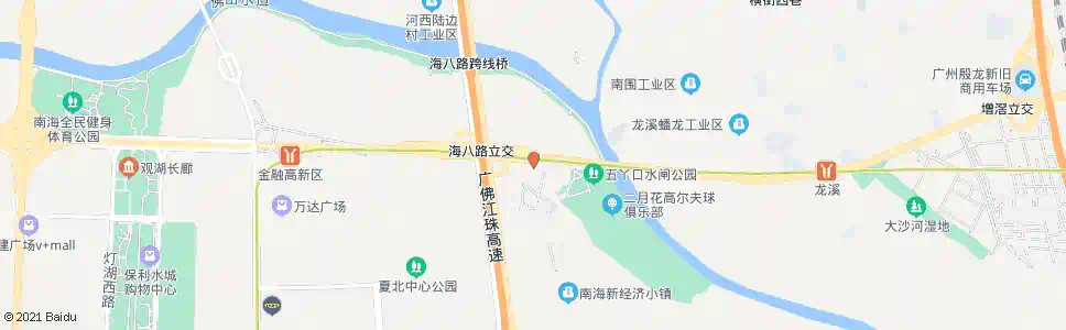 佛山万科金域中央北_公交站地图_佛山公交_妙搜公交查询2025