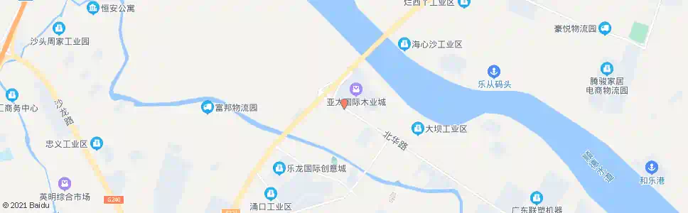 佛山亚太木业城_公交站地图_佛山公交_妙搜公交查询2025