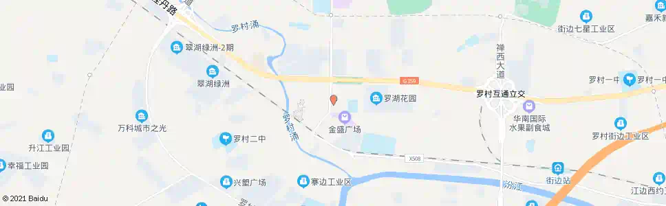 佛山罗村政府_公交站地图_佛山公交_妙搜公交查询2025