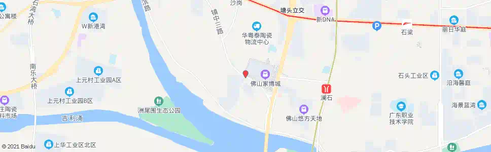 佛山佛山家博城南门_公交站地图_佛山公交_妙搜公交查询2025