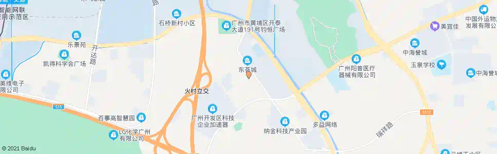 广州瑞发路中_公交站地图_广州公交_妙搜公交查询2025