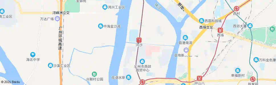广州大坦沙总站(市1中)_公交站地图_广州公交_妙搜公交查询2025