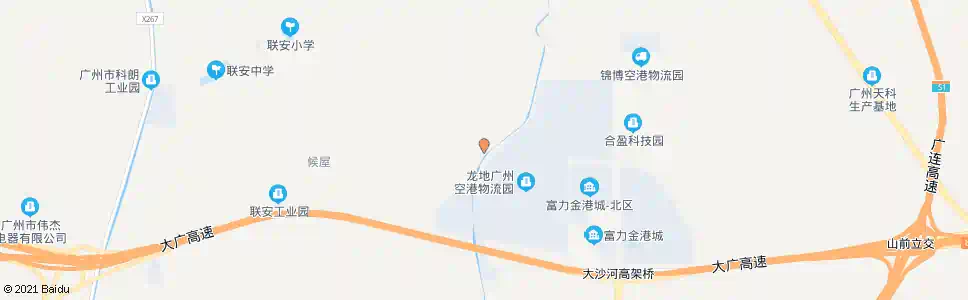 广州竹湖村_公交站地图_广州公交_妙搜公交查询2025
