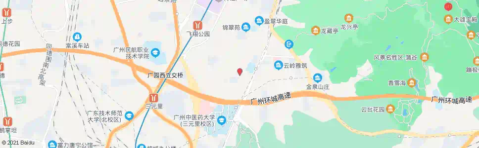 广州景泰直街_公交站地图_广州公交_妙搜公交查询2025