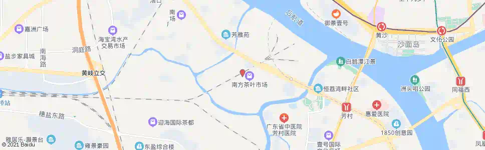 广州南方茶叶市场总站_公交站地图_广州公交_妙搜公交查询2025