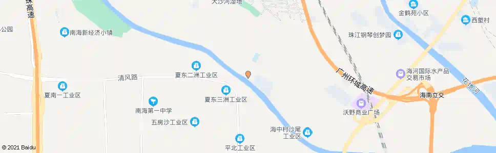 广州海中村总站_公交站地图_广州公交_妙搜公交查询2025